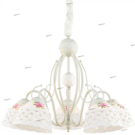 Подвесная люстра Arte Lamp Wicker A6616LM-5WG