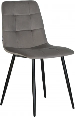 Стул обеденный CHILLY (Темно-серый Holland 18, основание черное)