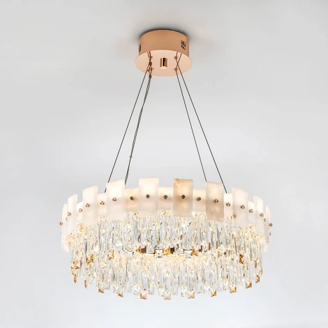 Подвесная люстра светодиодная с регулировкой цветовой температуры Modelux MODELUX ML.6980.600P GD