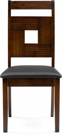 Деревянный стул Kubik (Kubik dirty oak / black) Woodville арт.15525