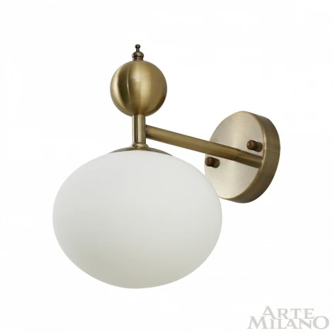 Бра Arte Milano 270307/1B GD (220V, шар)