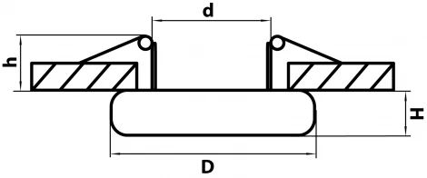 Встраиваемый точечный светильник Lightstar Infanta 002752