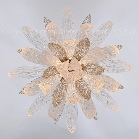 Подвесная люстра светодиодная с цветами Cloyd Tuvalu 11420 (220V, на тросе, цветы)