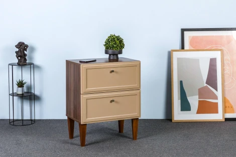 Тумба прикроватная R-Home Norton беж