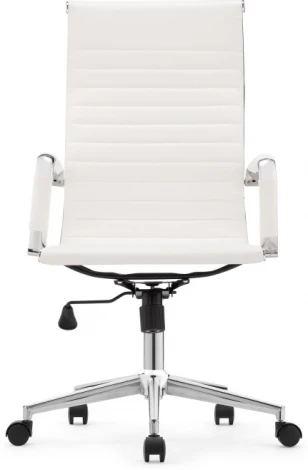 Компьютерное кресло Woodville Reus pu white / chrome