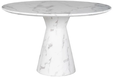 33FS-120-STOL/OB-BEL Стол обеденный белый d120*75см Garda Decor