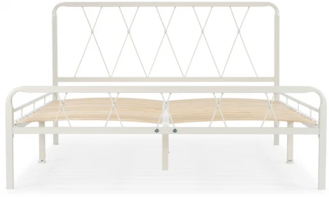 Полутораспальная кровать Woodville Иоханна 18 140х200 белая 511604