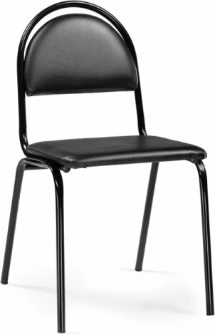 Стул на металлокаркасе Гумер (Гумер черный / черный глянец) Woodville арт.587876