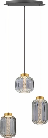 Подвесной светильник Imex PLC-7077-500-3P-GREY (LED, 220V, на проводе)