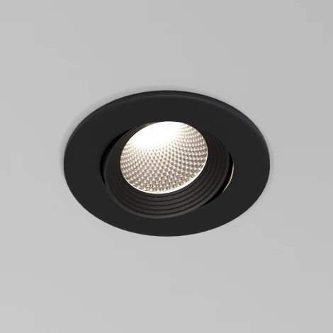 Светильник встраиваемый светодиодный Elektrostandard Even 25094/LED 7W 4000K черный (220V, круглые)