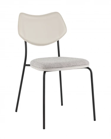 Стул обеденный Casey серый с серой экокожей Stool Group арт.УТ000039574