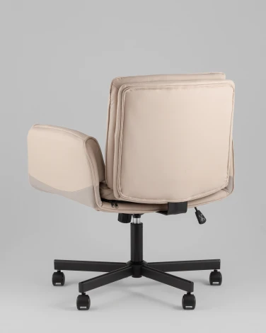 Кресло офисное TopChairs Foldo с откидными подлокотниками бежевое TopChairs УТ000042106