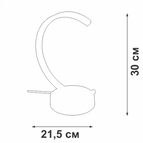 Интерьерная настольная лампа Vitaluce V3966-7/1L (LED, 220V)