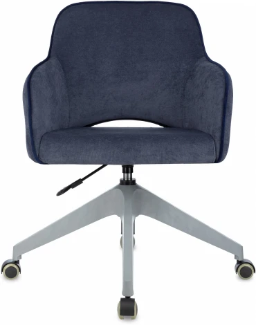 Кресло Бюрократ CH-380GL синий Light-27 крестов.4-луч. пластик пластик серый