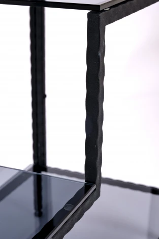 Консольный стол AllConsoles 1011-CB loft grey черный муар