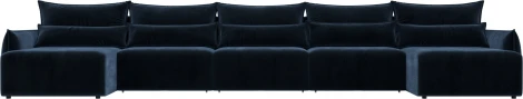 Диван п-образный Лига-051 НПБ МегаЛонг Лига Диванов (Велюр) арт.128679