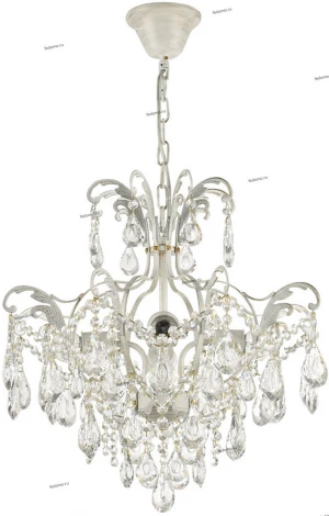 Подвесная люстра IDLamp Сristallo 298/4-Whitepatina