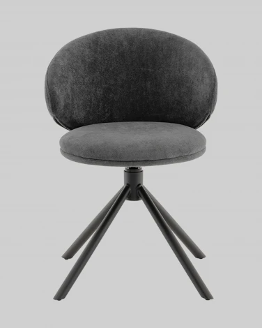 Стул Труфальд велюр темно-серый Stool Group арт.УТ000041567