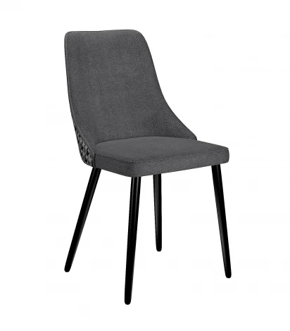 Стул DikLine 286 SB5/A3 серый, ножки черные арт.00-00080553