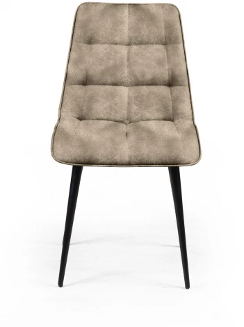 Стул UNO soft, замша silver / чёрный конус Top Concept soft 76216