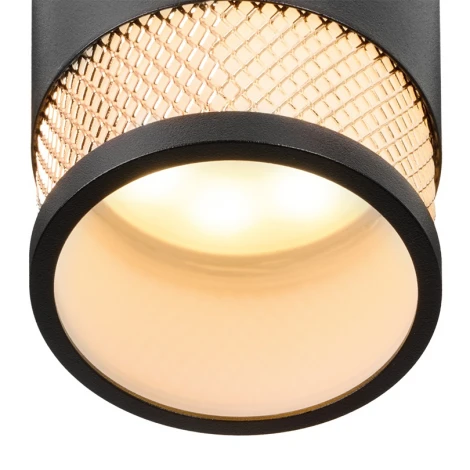 Подвесной светильник Wolta WSL-GU10/P12BG под лампу GU10 Черный / золотой RETE