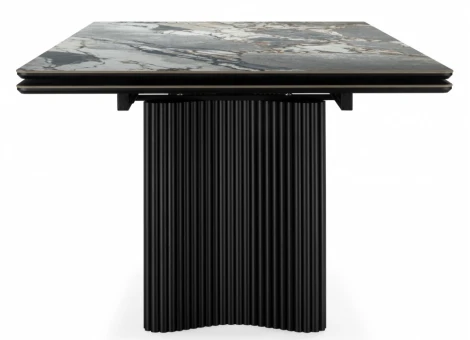 Кухонный стол Woodville Адажио (Металл,Керамика/Черный) арт.621183