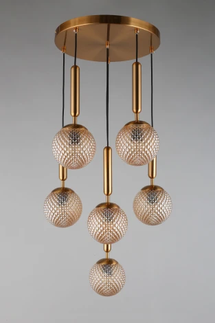 Подвесной светильник Aployt Shantal APL.766.03.06 (220V, на проводе, шарики)