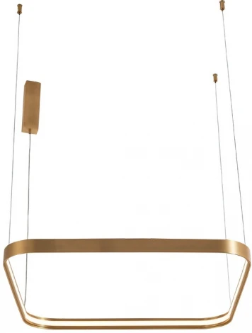 Подвесной светильник светодиодный Italline IT013-6024 gold 3000K (220V, на тросе)