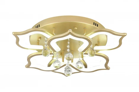 Потолочная люстра Natali Kovaltseva Florel INNOVATION STYLE 83052 (регулировка яркости, LED, 220V, пульт управления, цветы)