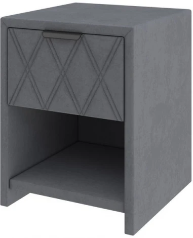 PROxSON Тумба Side (Ткань: Велюр Ultra Мокрый асфальт) 44x45