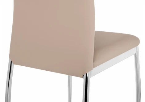 Обеденный стул на металлокаркасе Woodville Okus champagne 11195