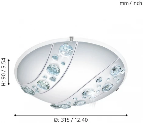 Настенно-потолочный светильник Eglo Nerini 95576 (LED, 220V)