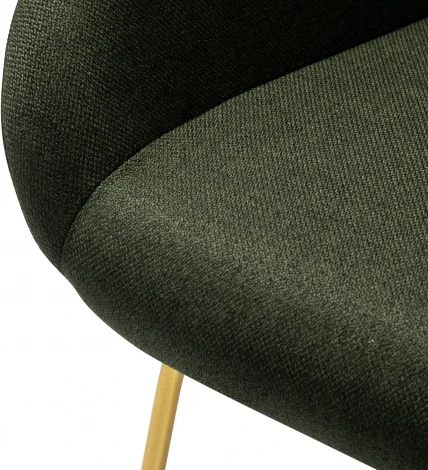 Кресло Kent темно-зеленый/Линк золото R-Home арт.410119124h_ТмЗел_золото_линк