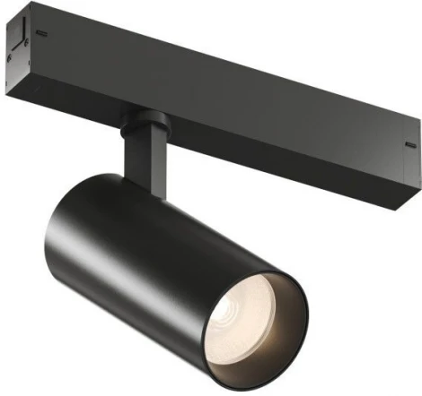 Трековый светильник однофазный 220V 20W Denkirs Simple Spot DK8120-BK (LED, круглые)