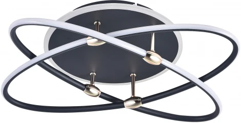 Потолочная люстра Natali Kovaltseva LED LAMPS 81235 (регулировка яркости, 220V, пульт управления, кольцо)