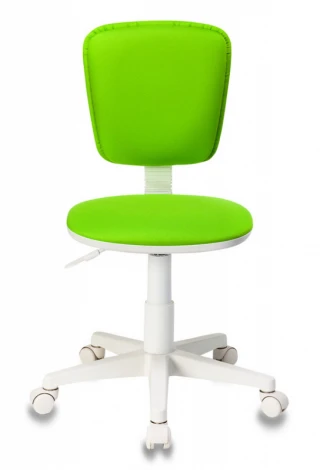 Кресло детское Бюрократ CH-W204NX салатовый 15-118 крестовина пластик пластик белый