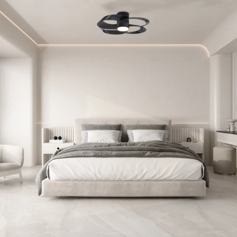 Люстра потолочная-вентилятор с ПДУ Mantra Rose 8706 (регулировка яркости, LED, 220V)