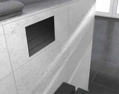 Кнопка смыва TECE Square II 9240833 черная матовая