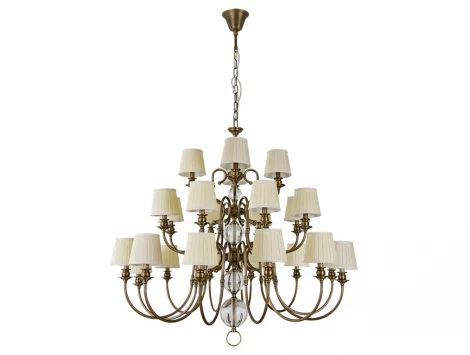 Подвесная люстра большая Newport 3100 31010+12/C black brass без абажуров (220V, на цепи)