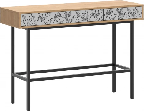 Стол консольный Boho Color ОГОГО (арт.769635), (ЛДСП,Металл/Дуб Корбридж)