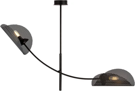 Потолочная люстра на штанге Imex MD.8378-2-P-BK