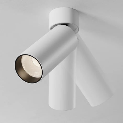 Потолочный светильник накладной Maytoni Focus Led C055CL-L12W3K-SS-W