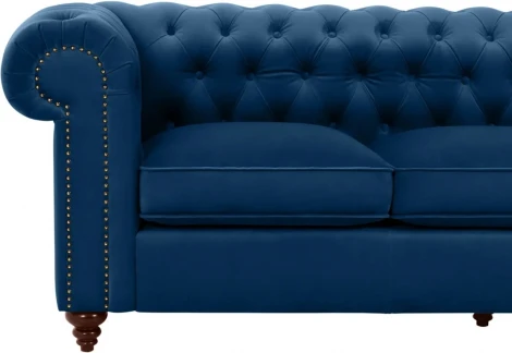 Диван Chester Classic ОГОГО (арт.344517), (Ткань/Синий)