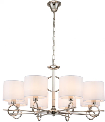 Подвесная люстра Moraine 10167/8PL E14*40W Nickel (220V, на цепи)