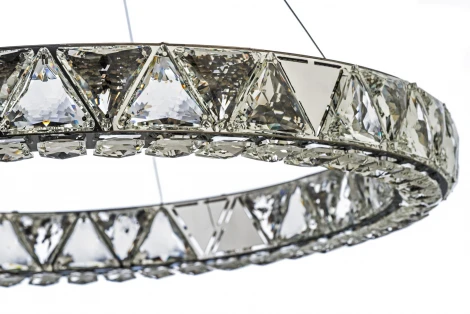 Подвесной светильник светодиодный хрусталь Dio D'Arte Daiano Daiano L 1.5.60.100 N кольцо