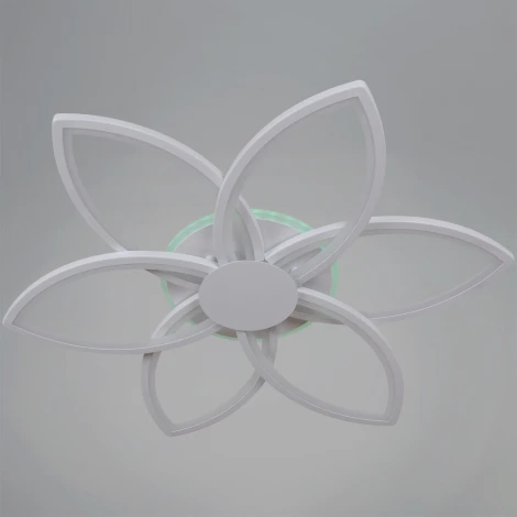 Потолочная люстра светодиодная с пультом с регулировкой цветовой температуры и яркости, ночным режимом и RGB Reluce 09877-0.3-06B WH (RGB)