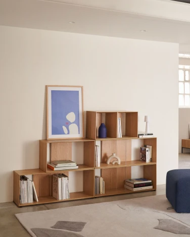 Стеллаж La Forma (ex Julia Grup) Litto (Цвет дуб/ Дуб)