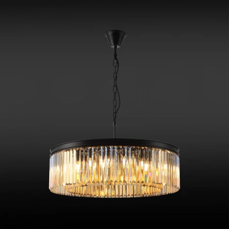 Подвесная люстра Citilux Мартин CL332162 (220V, хрусталь, на цепи, круглые)