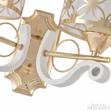 Бра Arte Milano Florentia-3097 303097/2W Wh/Gd (220V)