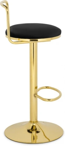 Барный стул Woodville Lusia black / gold